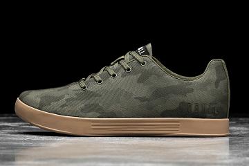 Dark / Camo Nobull Dark Forest Camo Canvas Women's Trainers | CA R2126V